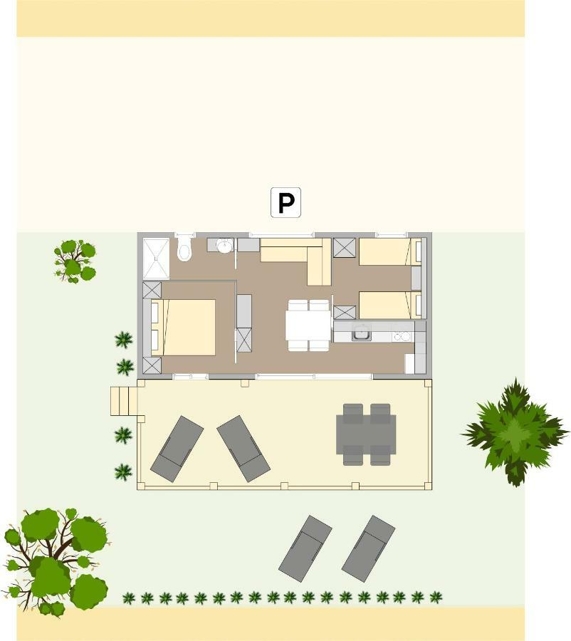 Adrijela Mobile Home Jezera Exterior photo